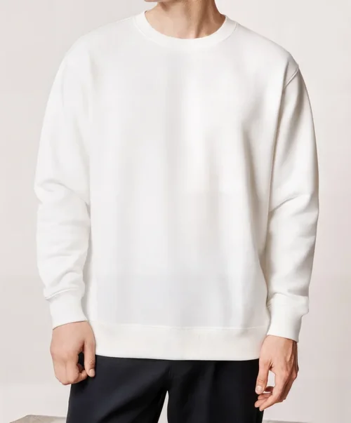Stylish Mockup of a Relaxed Fit Sweatshirt