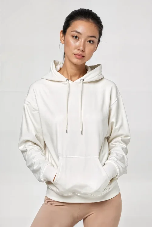 Stylish Mockup of a Hoodie Against a Neutral Background