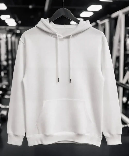 Stylish Hoodie Mockup in a Gym Setting