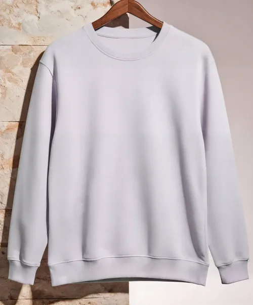 Stylish Mockup of a Casual White Sweatshirt