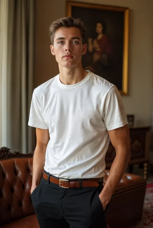 Elegant Mockup of T-Shirt with Rich Background Colors