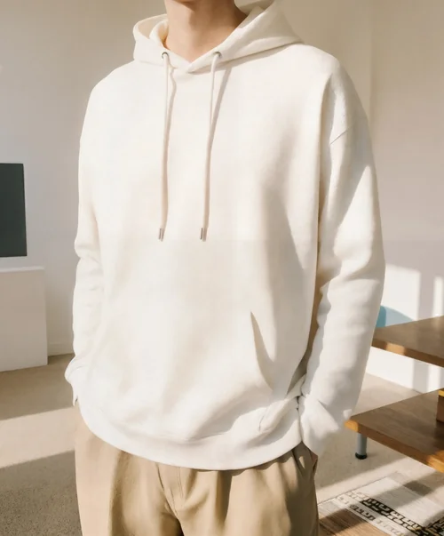 Stylish Hoodie Mockup in Modern Interior Setting