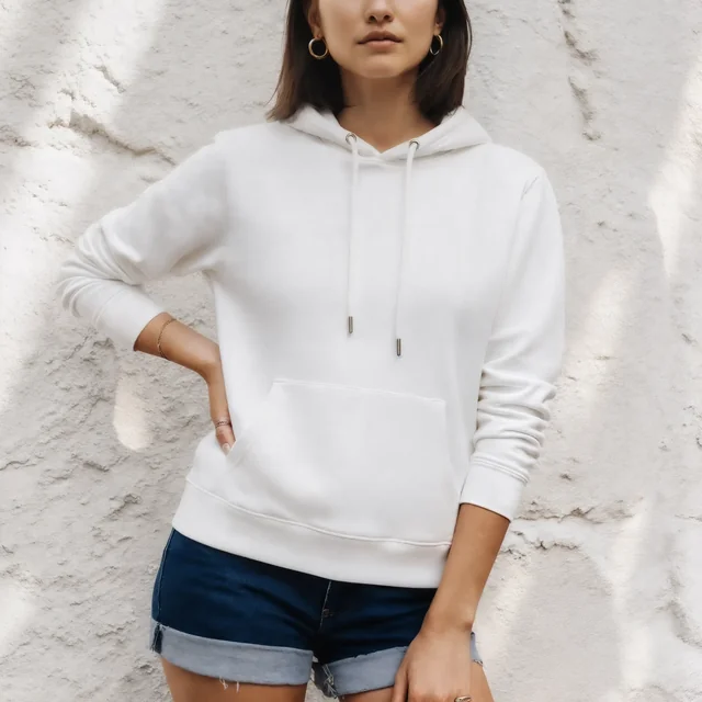 Stylish Hoodie Mockup for Confident Young Women
