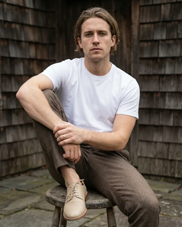 Casual T-Shirt Mockup for Relaxed Fashion Photography