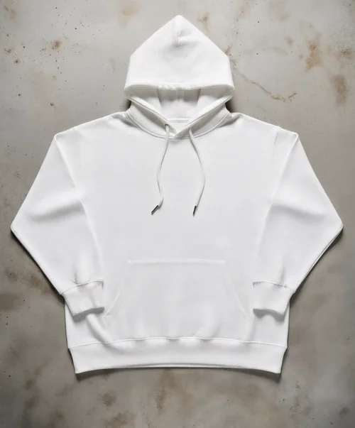Stylish Mockup of a Cozy White Hoodie Design