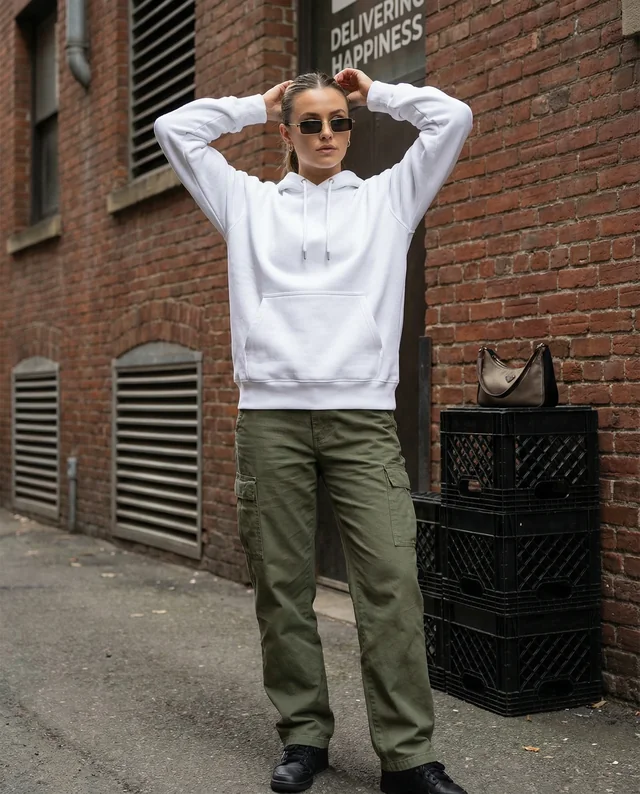 Urban Hoodie Mockup for Trendy Streetwear Style