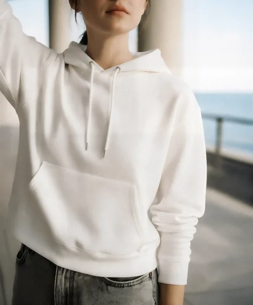 Casual Hoodie Mockup for Relaxed Indoor Style