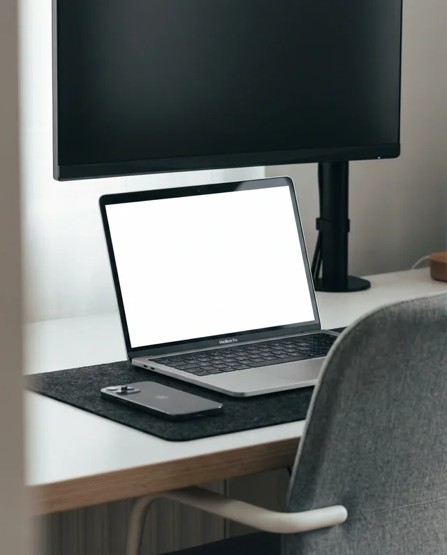 Minimalist MacBook Mockup for a Productive Workspace