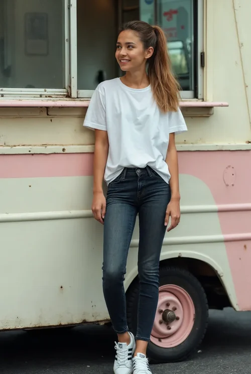 Stylish T-Shirt Mockup for Summer Vibes