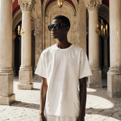 Elegant Mockup of T-Shirt Against Rich Background Colors