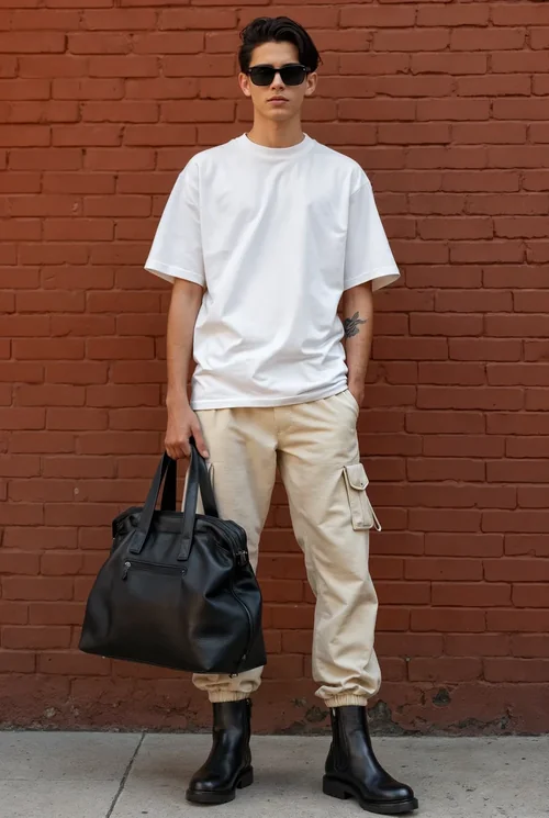 Stylish T-Shirt Mockup for Luxury Fashion Campaign