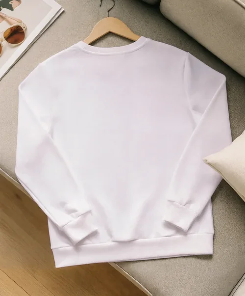 Minimalist Sweatshirt Mockup in Cozy Interior Scene