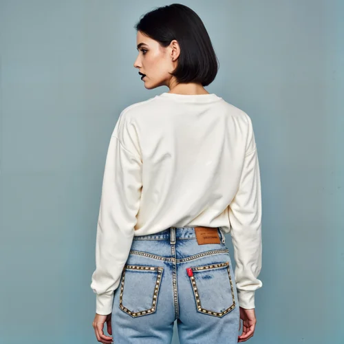 Stylish Sweatshirt Mockup for Trendy Fashion Showcase