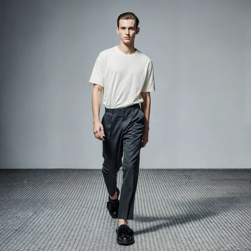 Stylish Mockup of T-Shirt with Cream Colors on Gray Background