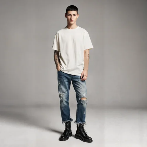 Stylish Mockup of T-Shirt with Soft Gray Background