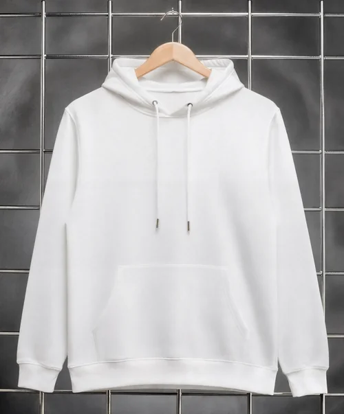 Stylish Hoodie Mockup on Industrial Style Backdrop