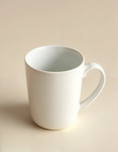 Elegant Mug Mockup with Minimalist Colors and Background