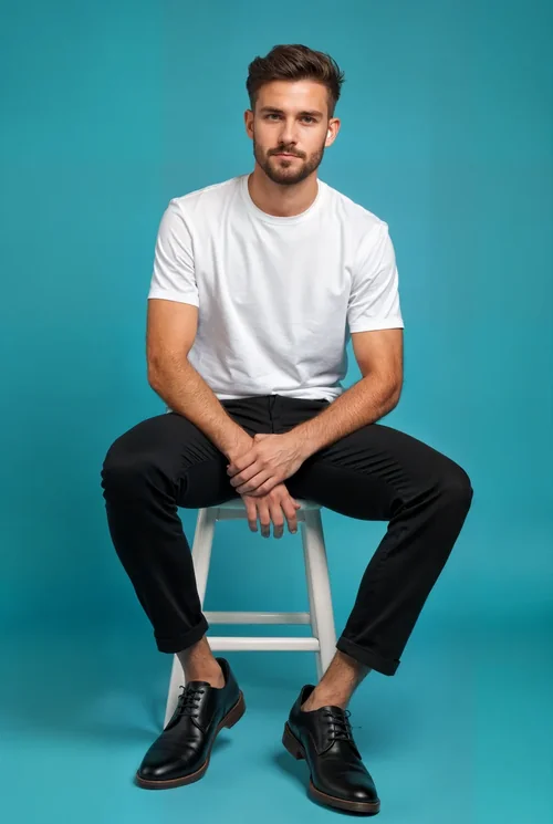 Vibrant Turquoise Mockup for Stylish T-Shirt Display