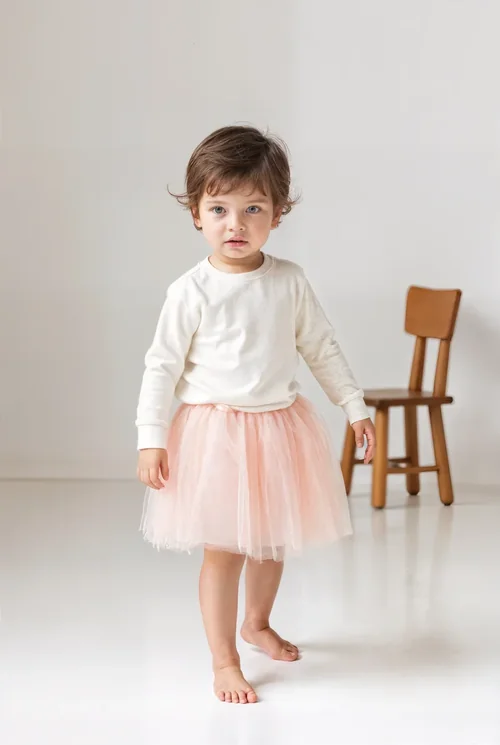 Charming Sweatshirt Mockup for Kids in Bright Setting