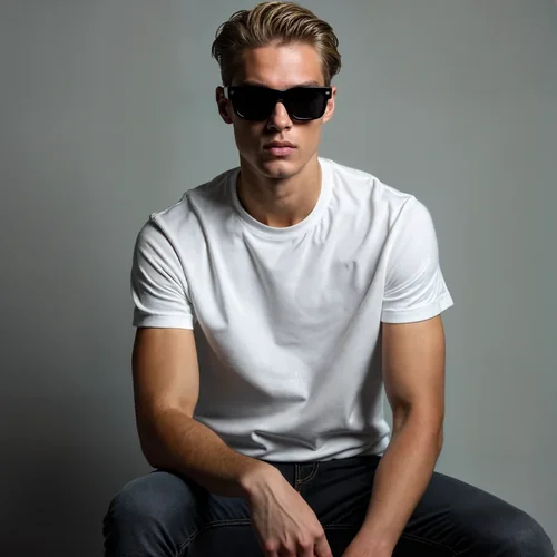 Stylish T-Shirt Mockup with Soft Gray Background and Colors