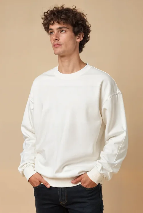 Stylish Sweatshirt Mockup for Trendy Male Models