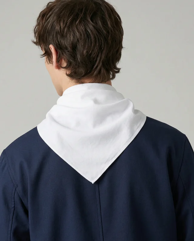 Stylish Bandana Mockup Featuring a Relaxed Young Man