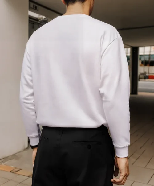 Stylish Mockup of a Man in a Sweatshirt in Urban Setting