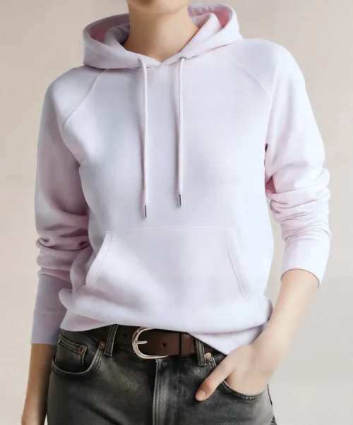 Stylish Mockup of a Cozy Oversized Pink Hoodie