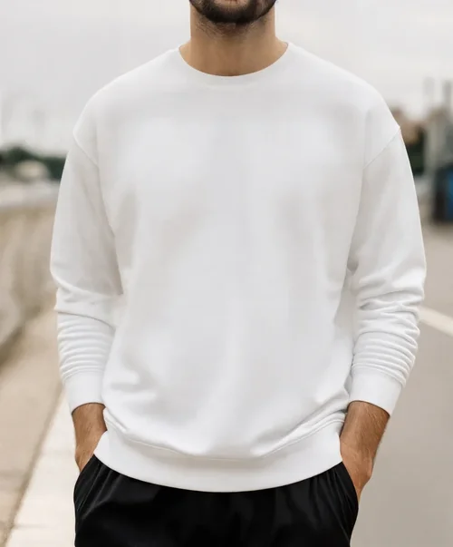 Urban Mockup of a Casual Sweatshirt for Men
