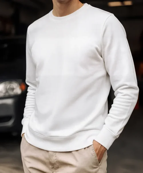 Stylish Mockup of a Casual Sweatshirt for Men