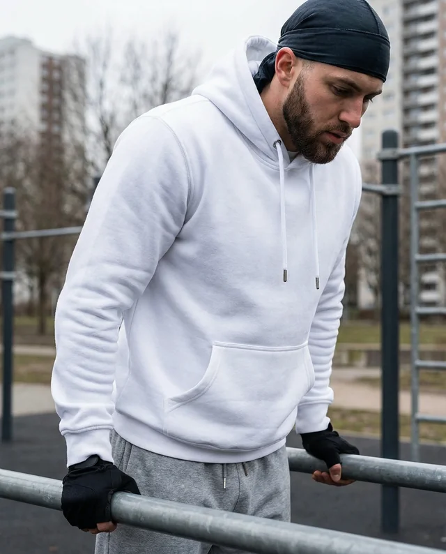 Urban Hoodie Mockup for Fitness Enthusiasts