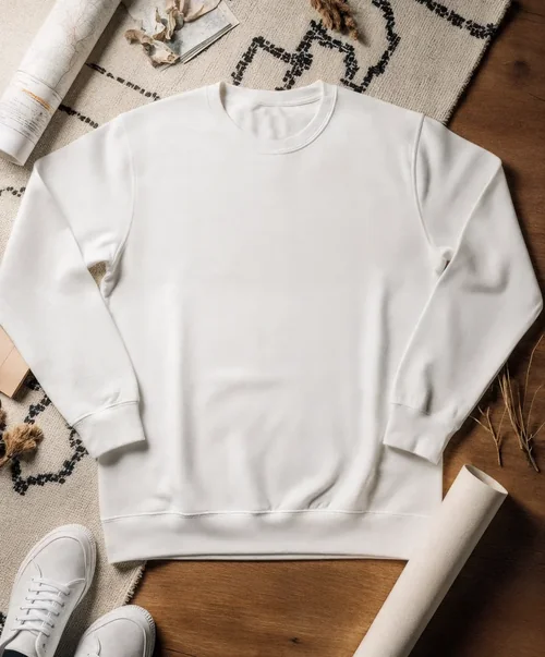 Minimalist Sweatshirt Mockup for Cozy Lifestyle Aesthetic