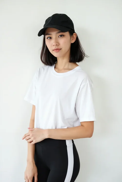 Mockup of Stylish T-Shirt for Minimalist Fashion