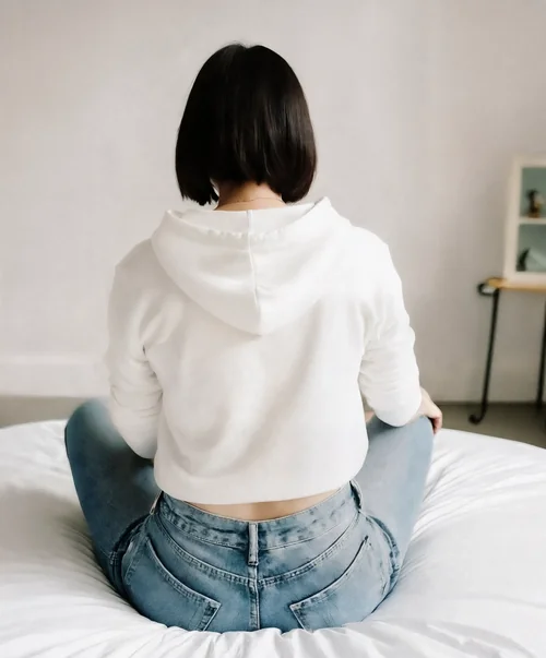 Cozy Hoodie Mockup in Minimalist Room Setting