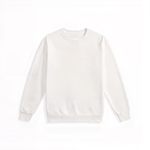Minimalist White Sweatshirt Mockup for Stylish Designs
