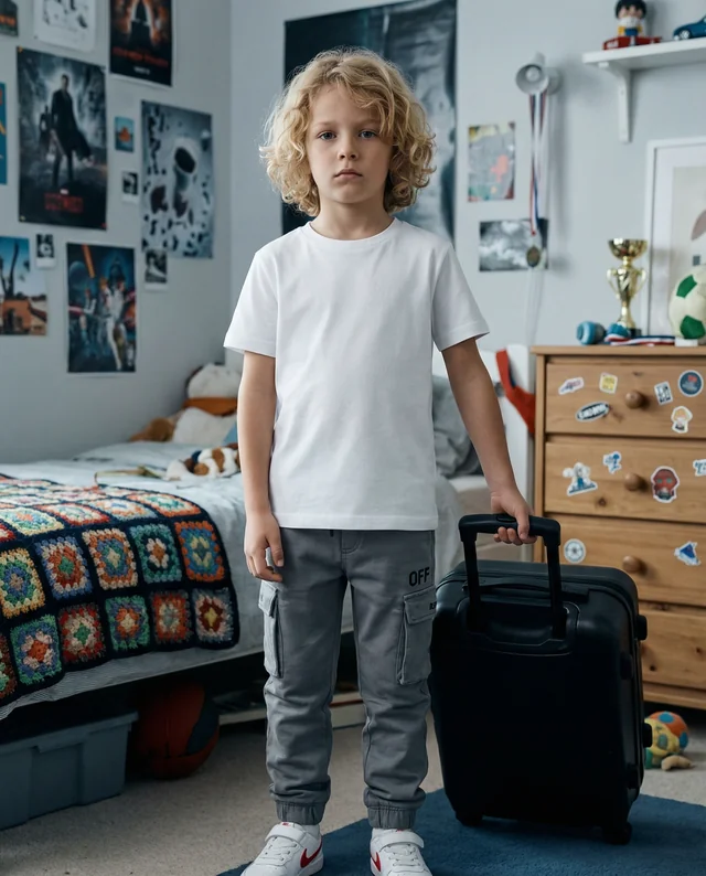 Stylish T-Shirt Mockup for Young Adventurers