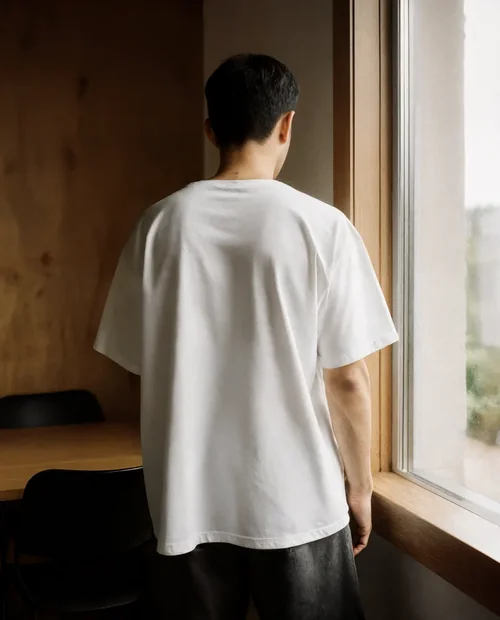 Stylish T-Shirt Mockup in a Minimalist Setting