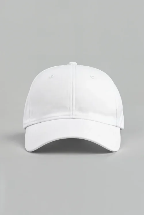 Mockup of a Plain White Hat Cap - Simple & Clean Design