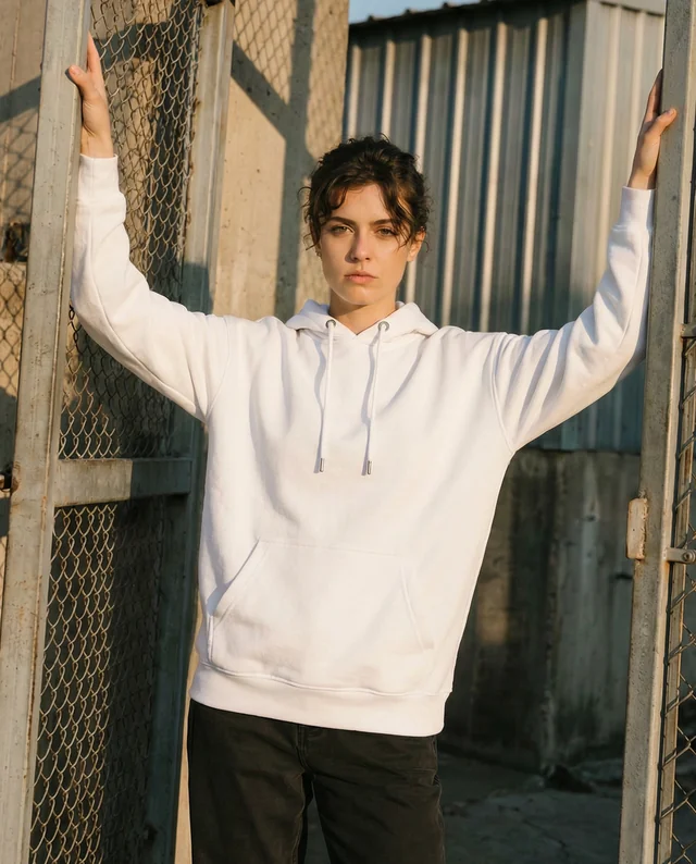 Urban Hoodie Mockup for Confident Young Adults