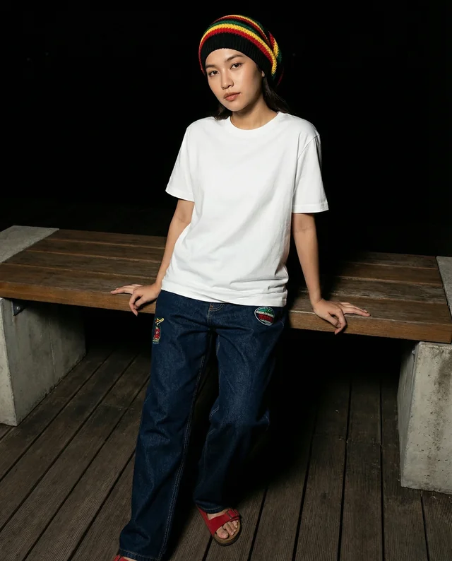 Stylish T-Shirt Mockup with Casual Urban Vibe