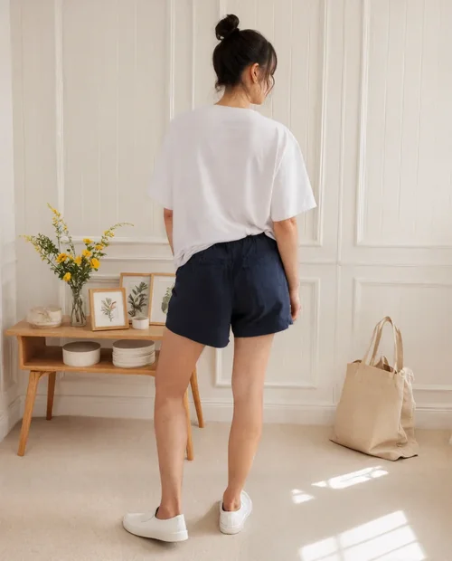 Cozy T-Shirt Mockup for Relaxed Home Life