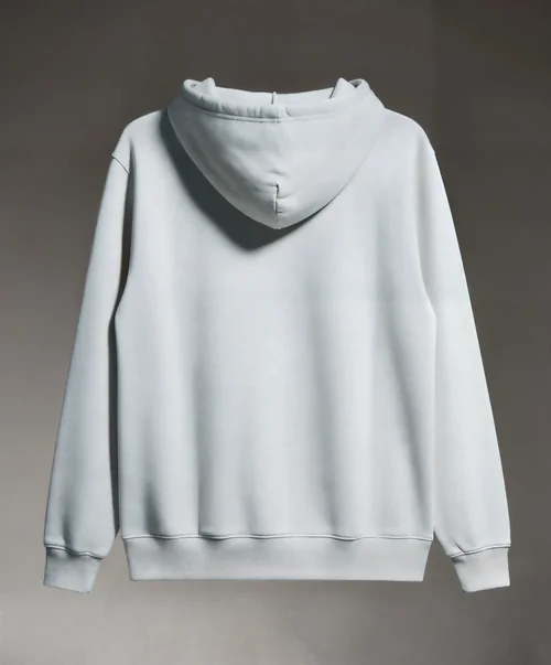 Minimalist Hoodie Mockup in Light Gray for Your Designs
