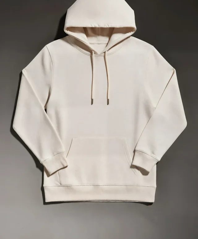 Stylish Cream Hoodie Mockup for Modern Fashion