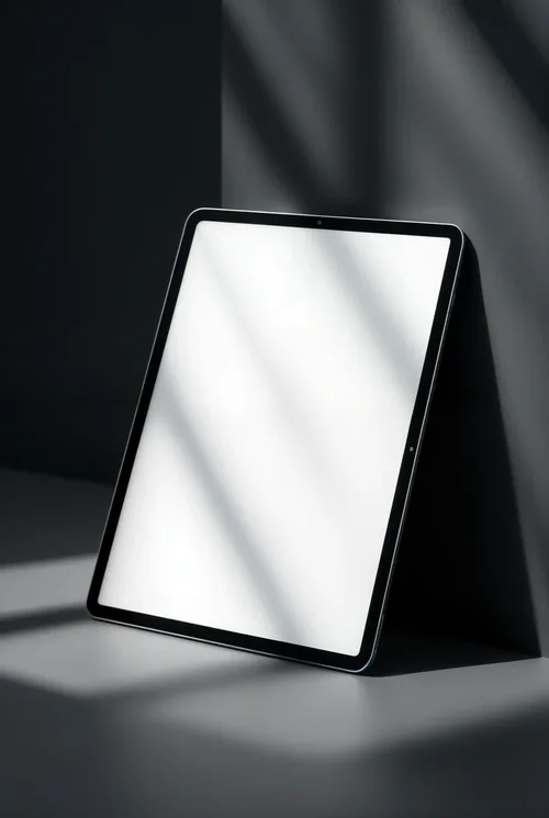 Minimalist iPad Pro Mockup: Sleek Design & Clean Lines