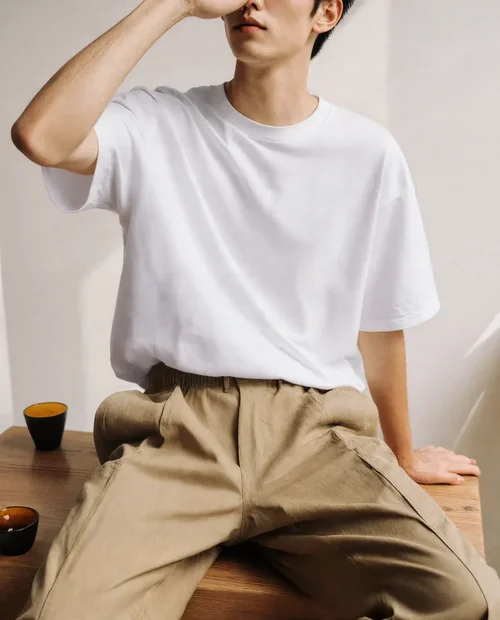 Stylish T-Shirt Mockup for Minimalist Aesthetic