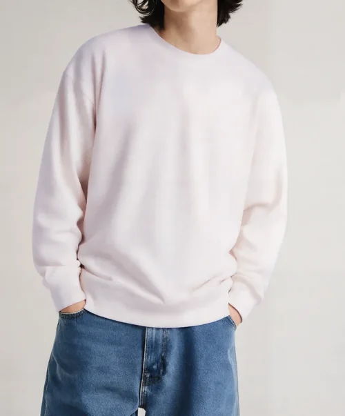 Casual Mockup of a Young Person in a Sweatshirt