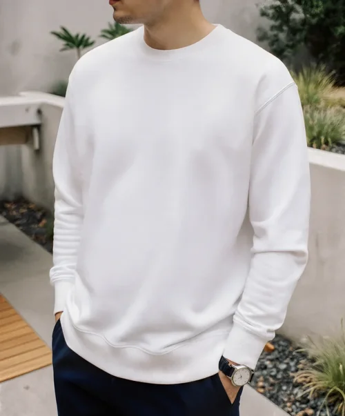 Stylish Mockup of a Casual Sweatshirt in Nature