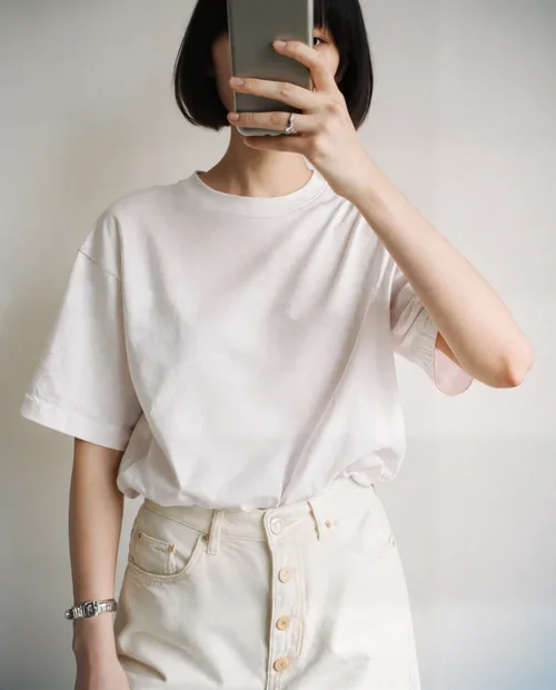 Minimalist T-Shirt Mockup for Modern Aesthetics