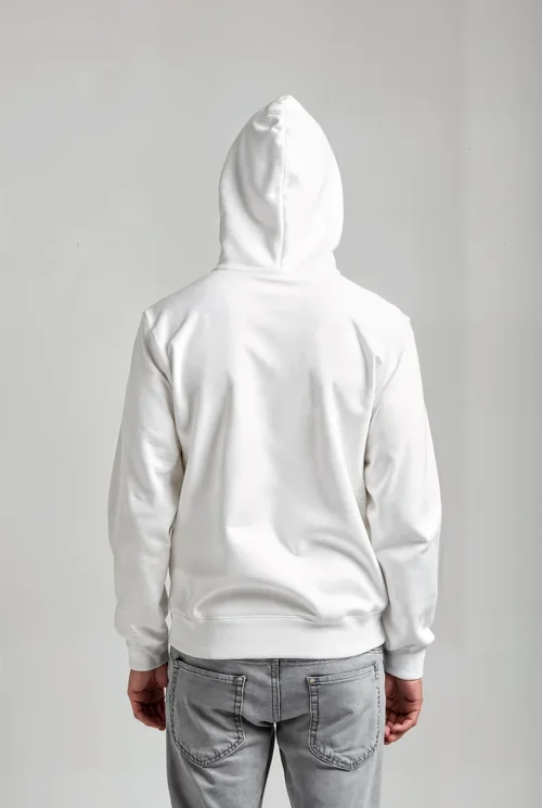Minimalist Hoodie Mockup with Soft Gray Background