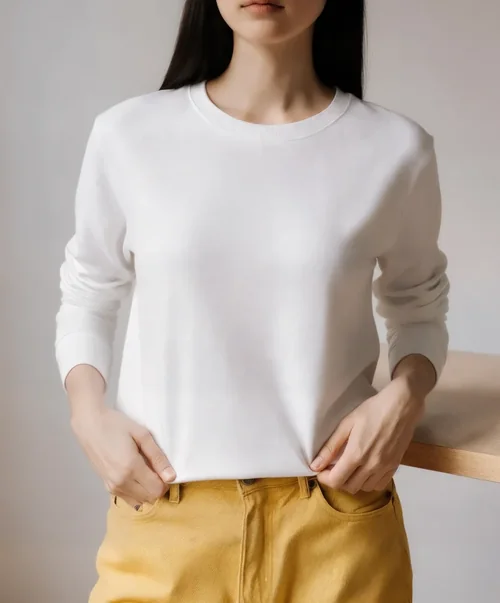 Mockup of a Stylish Sweatshirt in a Minimalist Setting